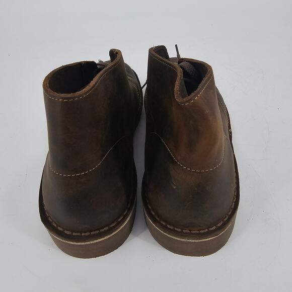 Clarks Collection Mens Bushacre 2 Chukka Boot Brown Distressed Beeswax Mens 11 M main image 6